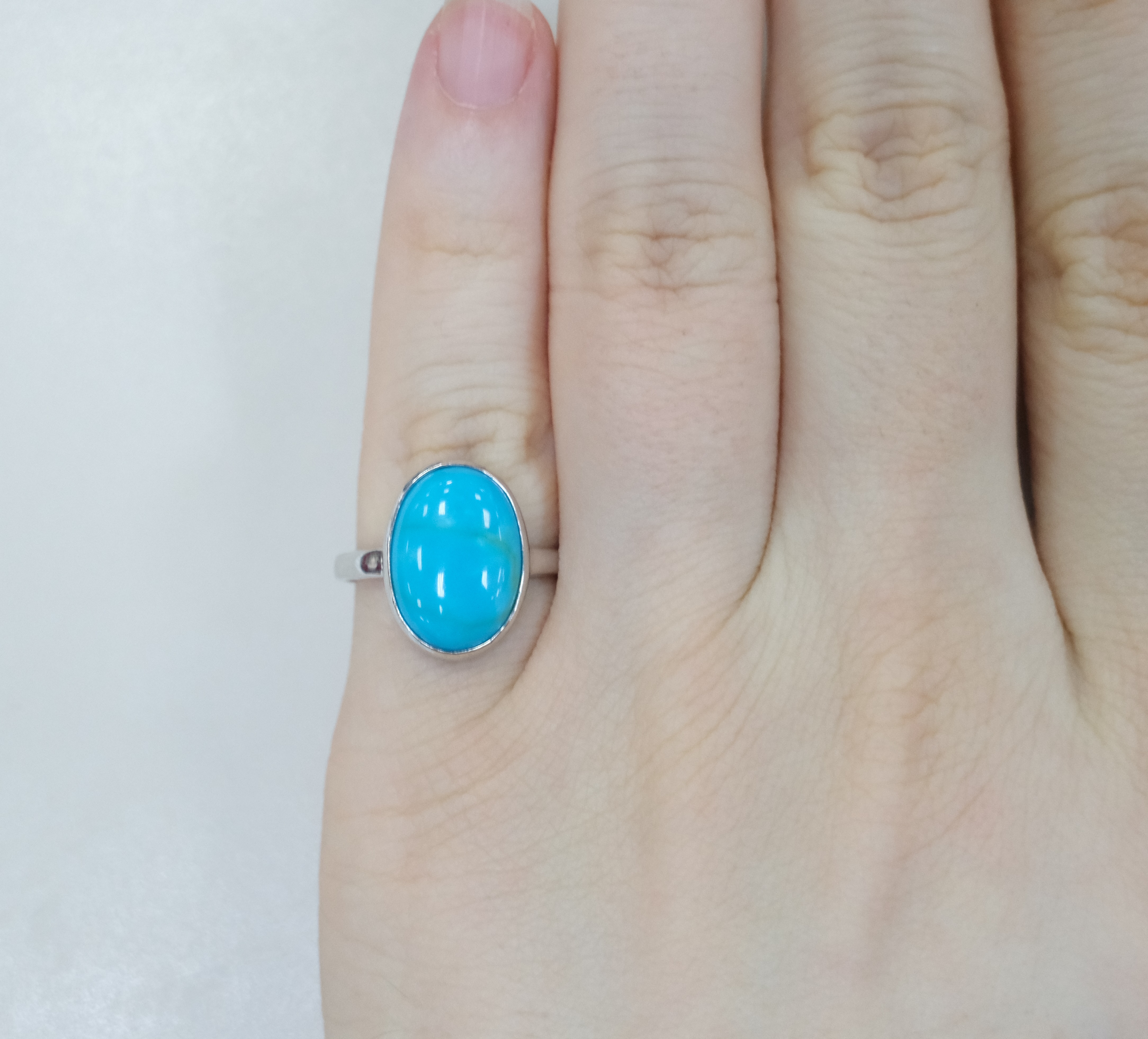 Серебряное кольцо с бирюзой